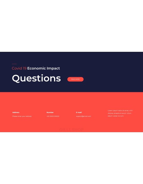 Covid 19 Economic Impact powerpoint animation template