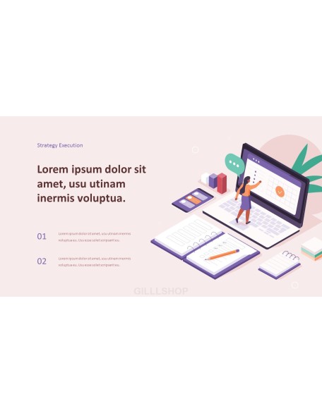 Online Education at Home Deck Animation Templates