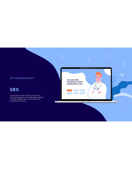Online Medical Support Deck Animated Slides in PowerPoint