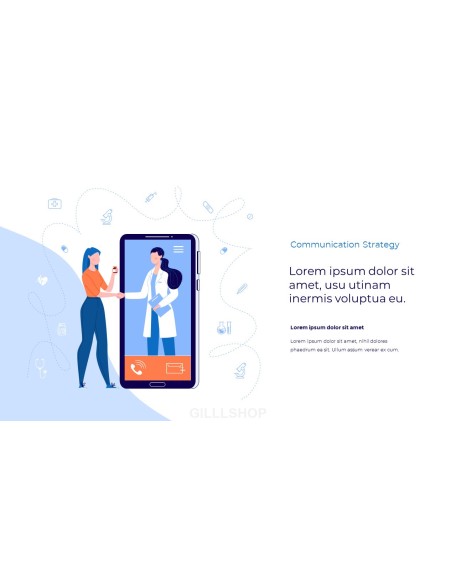 Online Medical Support Deck Animated Slides in PowerPoint