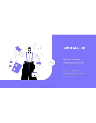 Animated Templates - Flat Illustration Pitch Deck Design