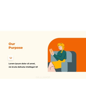 Online Delivery Service Pitch Deck powerpoint animation template