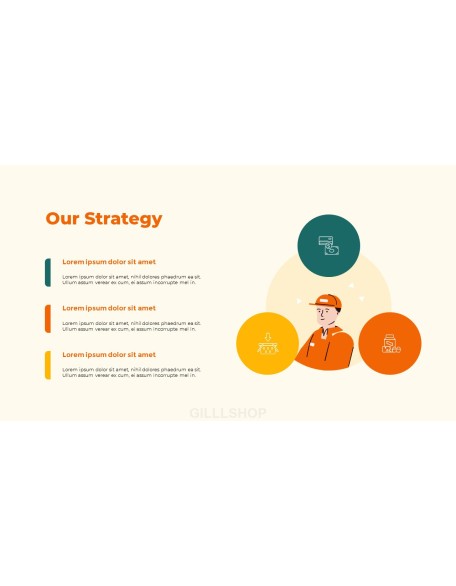 Online Delivery Service Pitch Deck powerpoint animation template