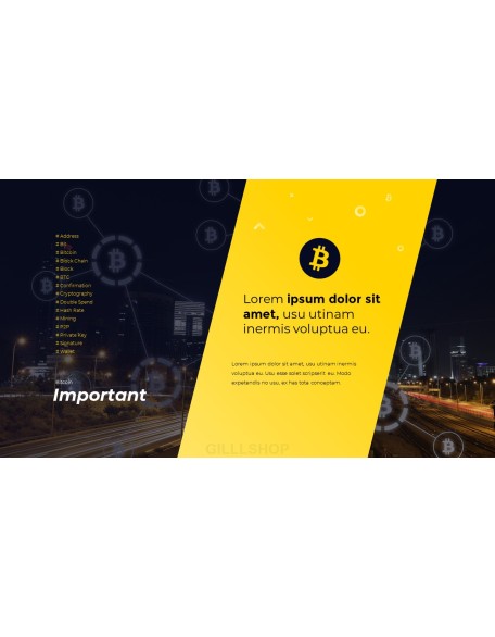 Bitcoin Financial Theme Powerpoint Presentation Video