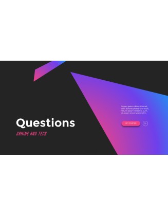 Gaming and Tech Pitch Deck Template