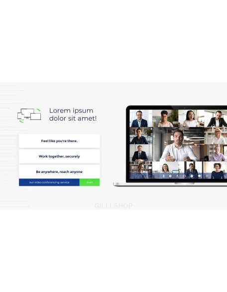 Video Conference Service Powerpoint Presentation Video