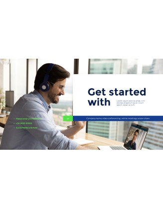 Video Conference Service Powerpoint Presentation Video