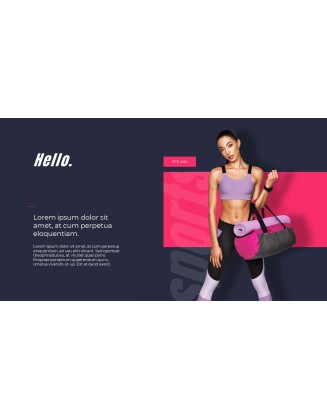 Animated Templates - Fitness & Sports Application Service