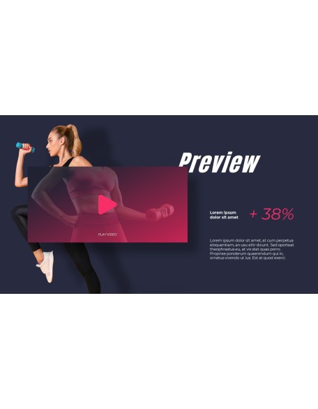 Animated Templates - Fitness & Sports Application Service