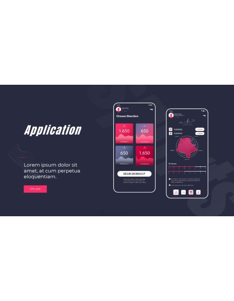 Animated Templates - Fitness & Sports Application Service