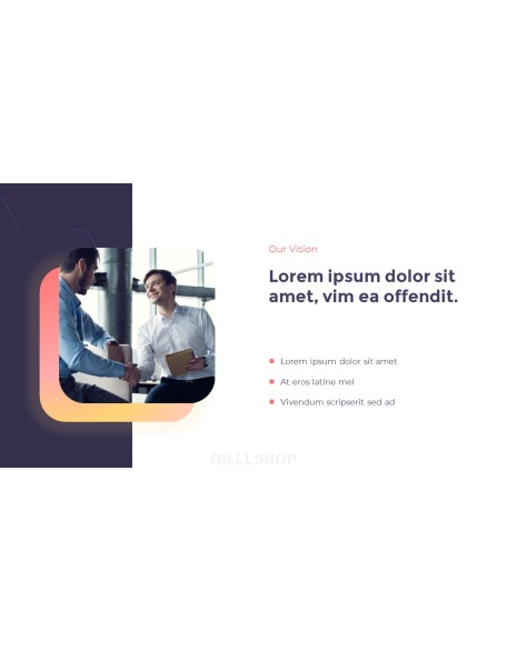 Modern Neon Glass Background Business Presentation Animated Slides