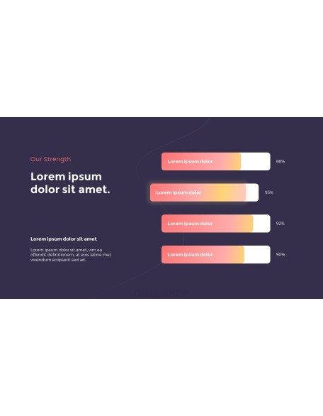 Modern Neon Glass Background Business Presentation Animated Slides