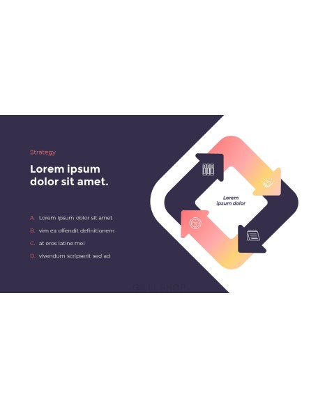 Modern Neon Glass Background Business Presentation Animated Slides