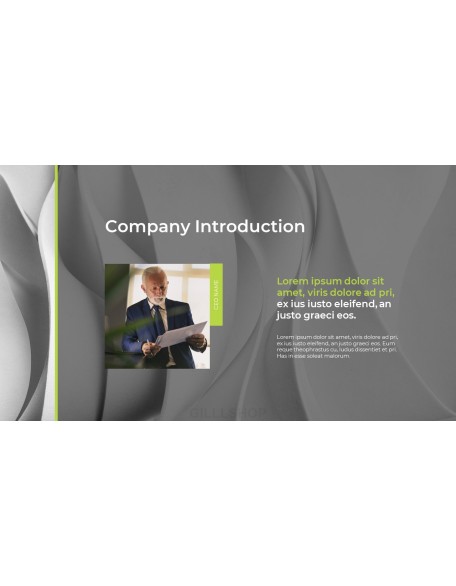 Animated Templates - Wavy Abstract Background Pitch Deck