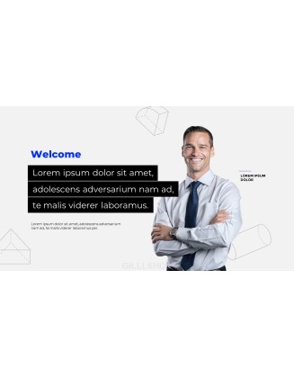 Animated Templates - Simple Line Pattern Pitch Deck