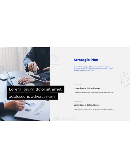 Animated Templates - Simple Line Pattern Pitch Deck