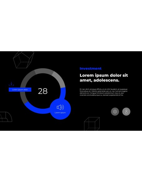 Animated Templates - Simple Line Pattern Pitch Deck