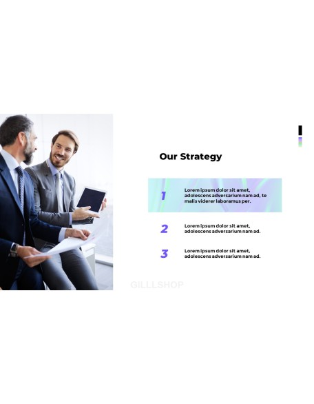 Holographic Pitch Deck Theme animated PowerPoint Templates