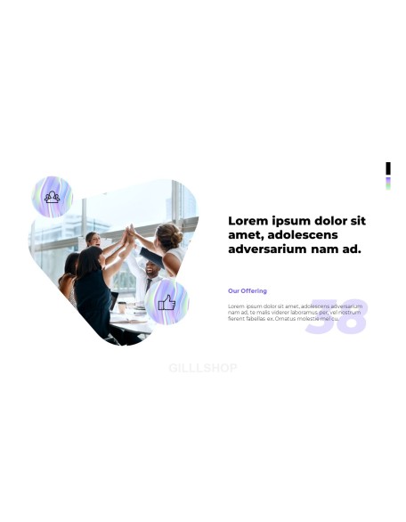Holographic Pitch Deck Theme animated PowerPoint Templates