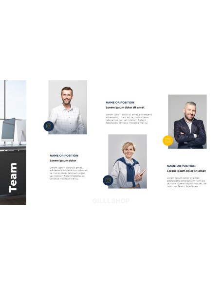 Line Design Pitch Deck Animated Slides in PowerPoint