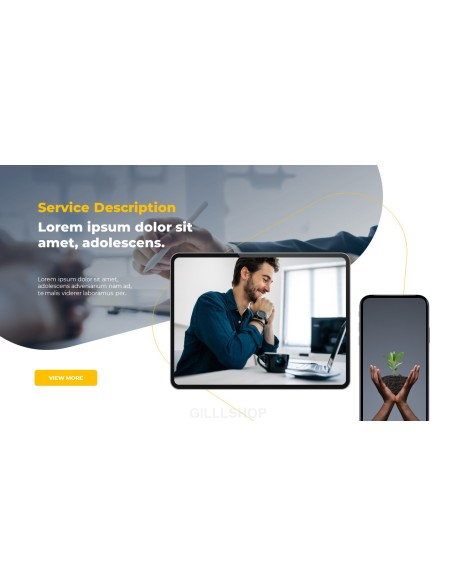 Line Design Pitch Deck Animated Slides in PowerPoint