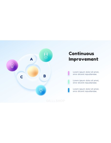 Animated Templates - Glassmorphism Concept Pitch Deck