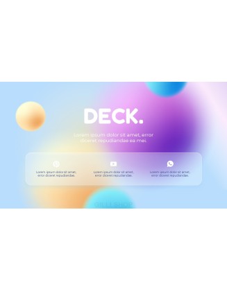Animated Templates - Glassmorphism Concept Pitch Deck
