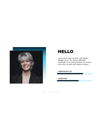 Gradation Project Deck powerpoint animation template