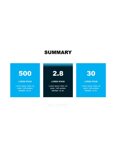 Gradation Project Deck powerpoint animation template