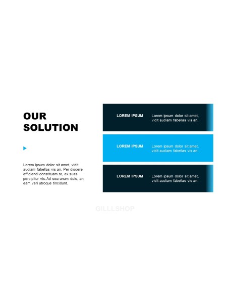 Gradation Project Deck powerpoint animation template