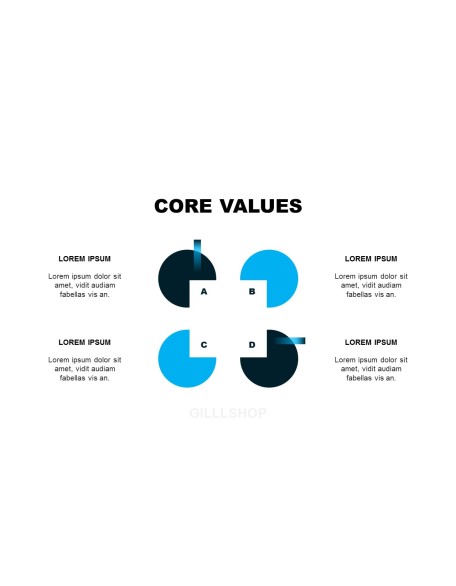 Gradation Project Deck powerpoint animation template