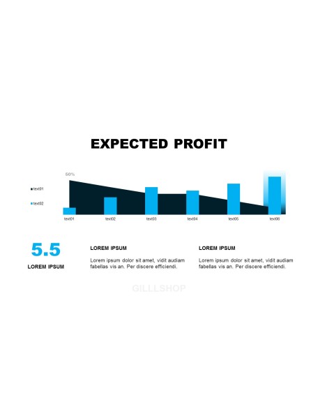 Gradation Project Deck powerpoint animation template