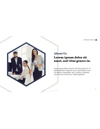 Corporate Business Hexagon Deck PPT Animated Presentation