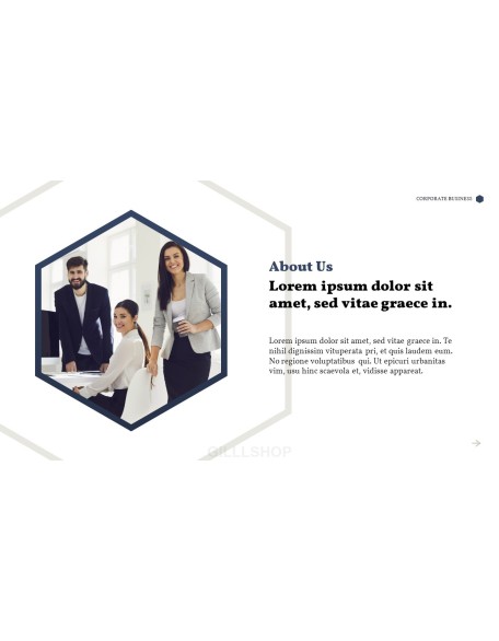 Corporate Business Hexagon Deck PPT Animated Presentation