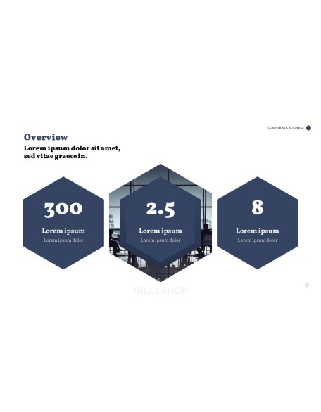Corporate Business Hexagon Deck PPT Animated Presentation
