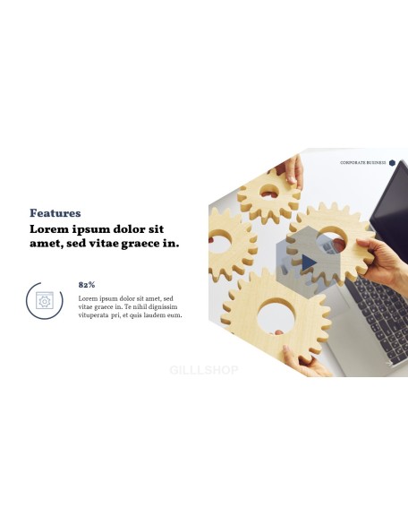 Corporate Business Hexagon Deck PPT Animated Presentation