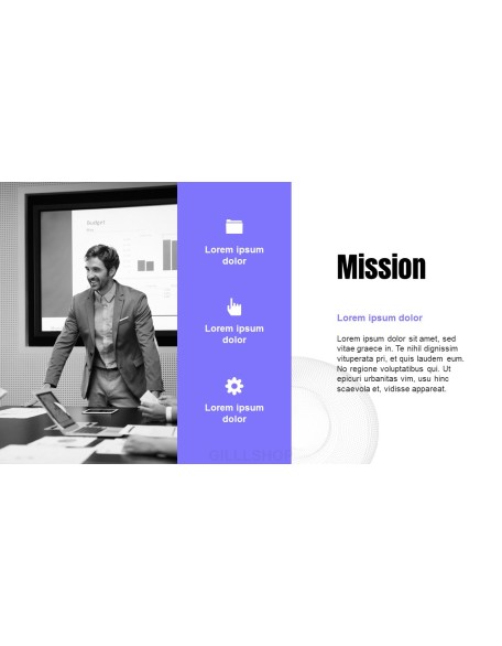 Simple Business Pitch Deck powerpoint animation template