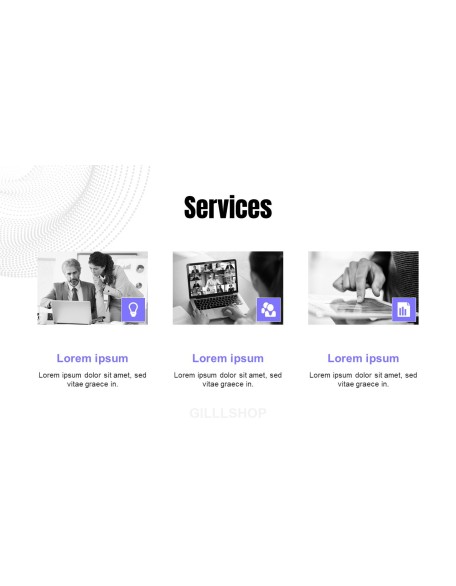Simple Business Pitch Deck powerpoint animation template