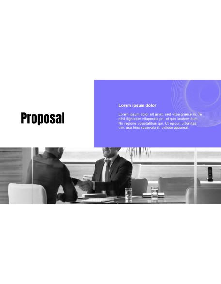 Simple Business Pitch Deck powerpoint animation template