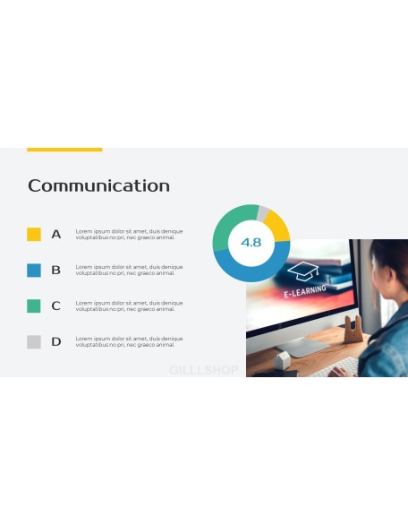 Online Education Service Program Presentation Animated Slides in PowerPoint
