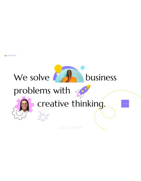 Creative Thinking Business Plan Presentation Animated Slides
