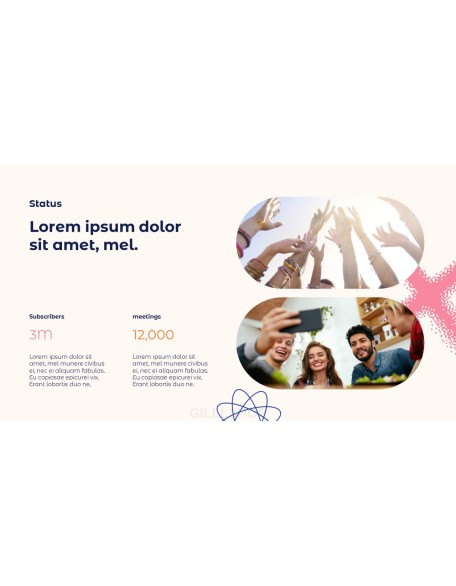 Social Gathering Pitch Deck Animated Slides in PowerPoint