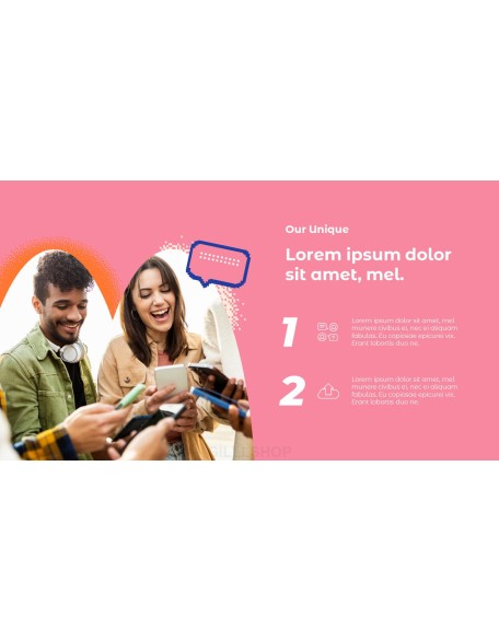Social Gathering Pitch Deck Animated Slides in PowerPoint