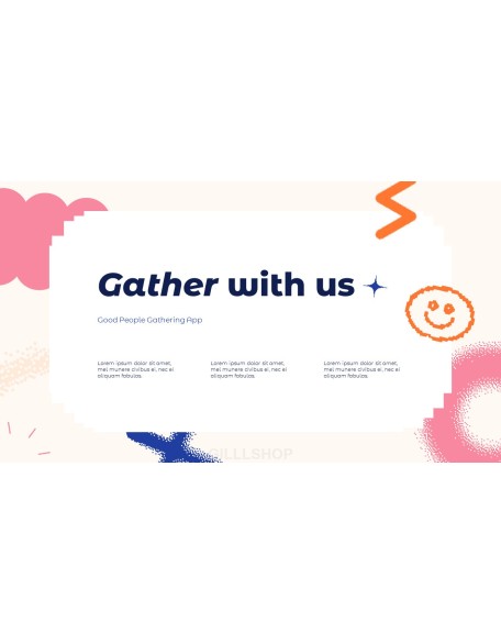 Social Gathering Pitch Deck Animated Slides in PowerPoint