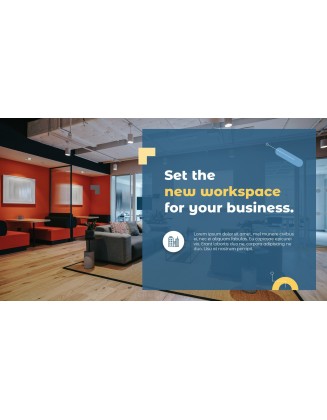 Coworking Space Pitch Deck Presentation Animated Slides