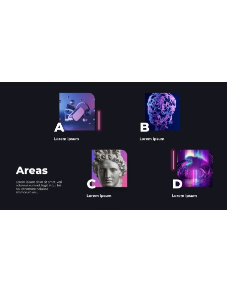 Animated Templates - Futuristic Neon Concept Pitch Deck