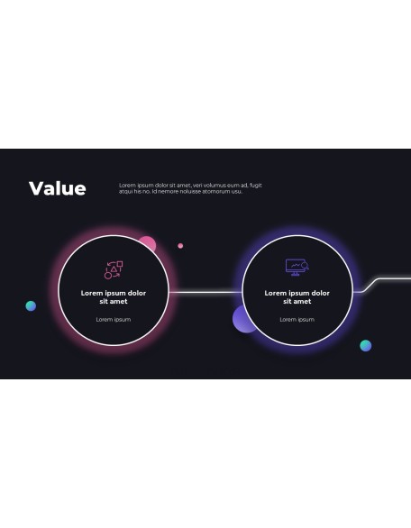 Animated Templates - Futuristic Neon Concept Pitch Deck