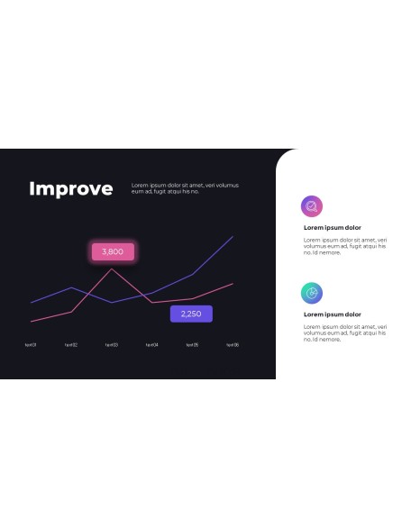 Animated Templates - Futuristic Neon Concept Pitch Deck