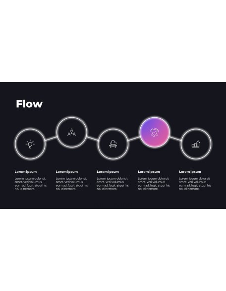 Animated Templates - Futuristic Neon Concept Pitch Deck