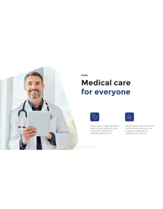 Animated Templates - Online Medical Consultation pitch deck